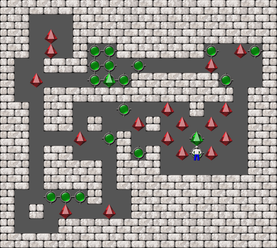 Sokoban Bugs550 collection level 232